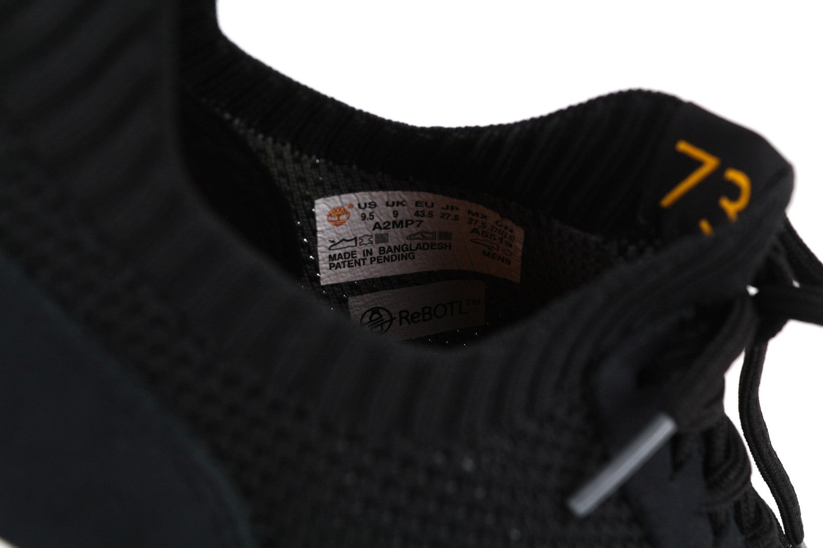 TIMBERLAND A2MP7-A5519 vyriški sportbačiai, EU43.5/44, juodos odos tekstiliniai sportbačiai. 