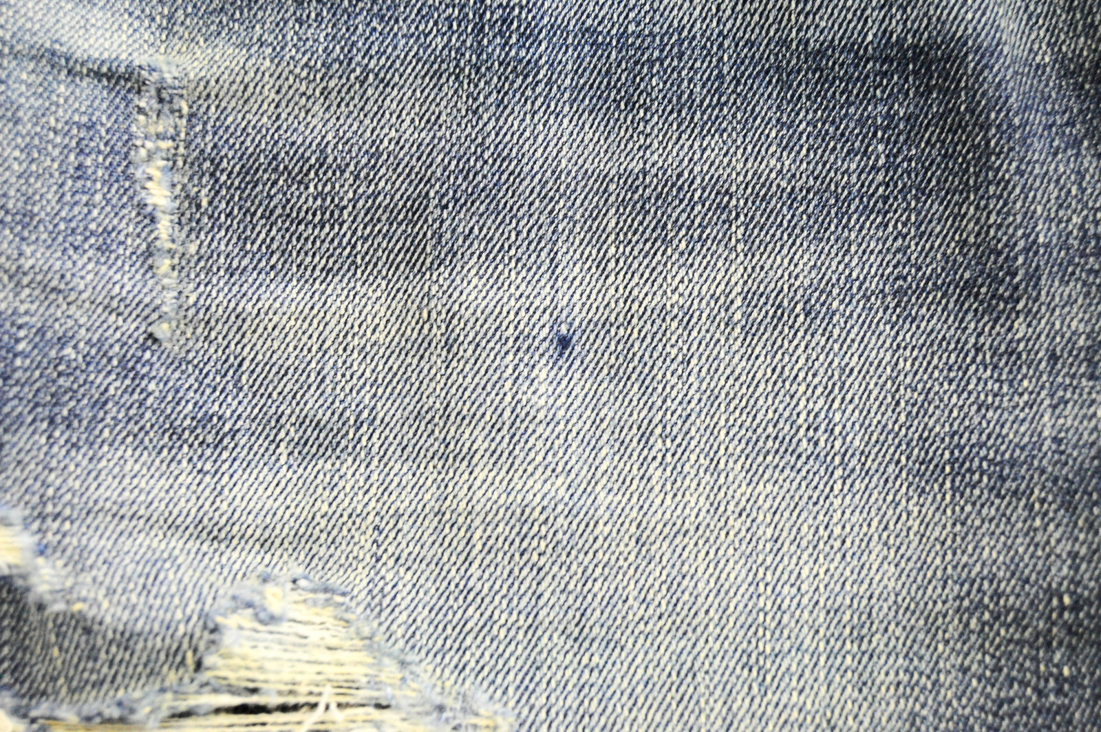 DIESEL Krayver R6ZD4 Men's Blue Slim Carrot Ripped Stretch Jeans W28/L32 Washed