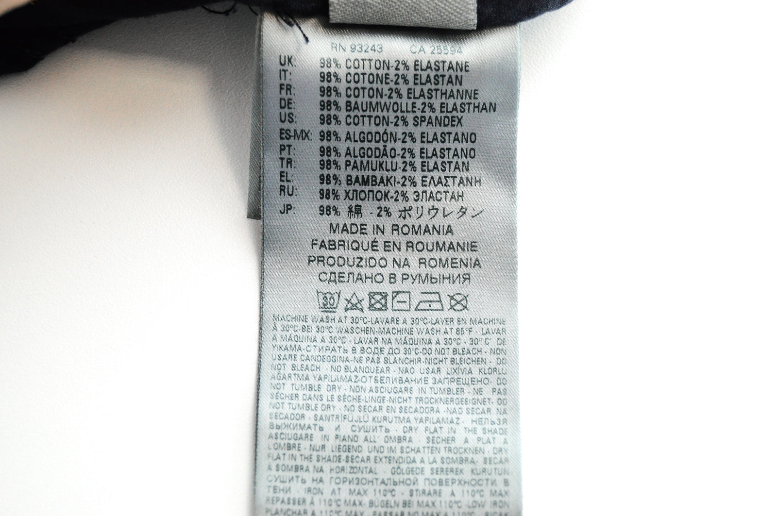 DIESEL Krooley-NE 084TZ W38 vyriški mėlyni siaurėjantys plėšyti tamprūs džinsai 