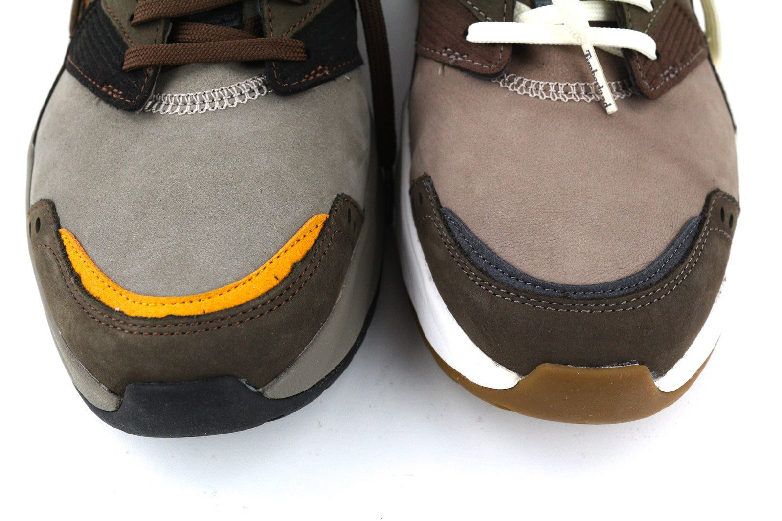 TIMBERLAND A2N9Q-A4850 vyriški sportbačiai EU42/43 rudi odiniai žemapadžiai su nėriniuotu logotipu 