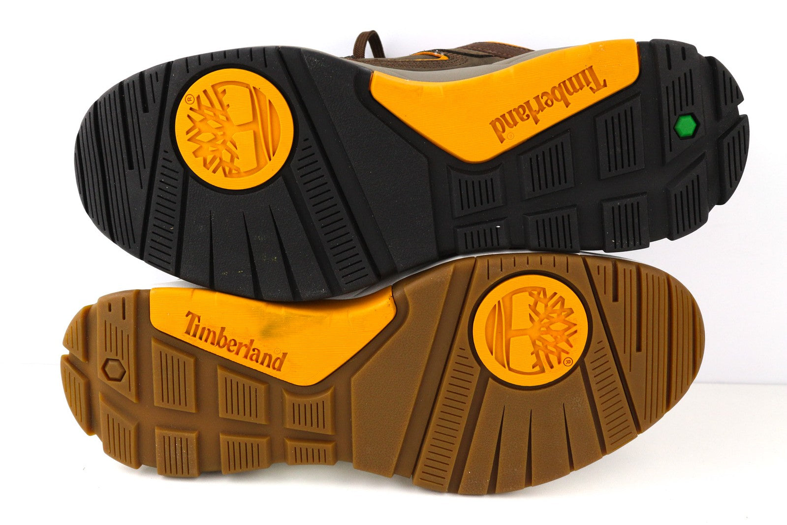 TIMBERLAND A2N9Q-A4850 vyriški sportbačiai EU42/43 rudi odiniai žemapadžiai su nėriniuotu logotipu 