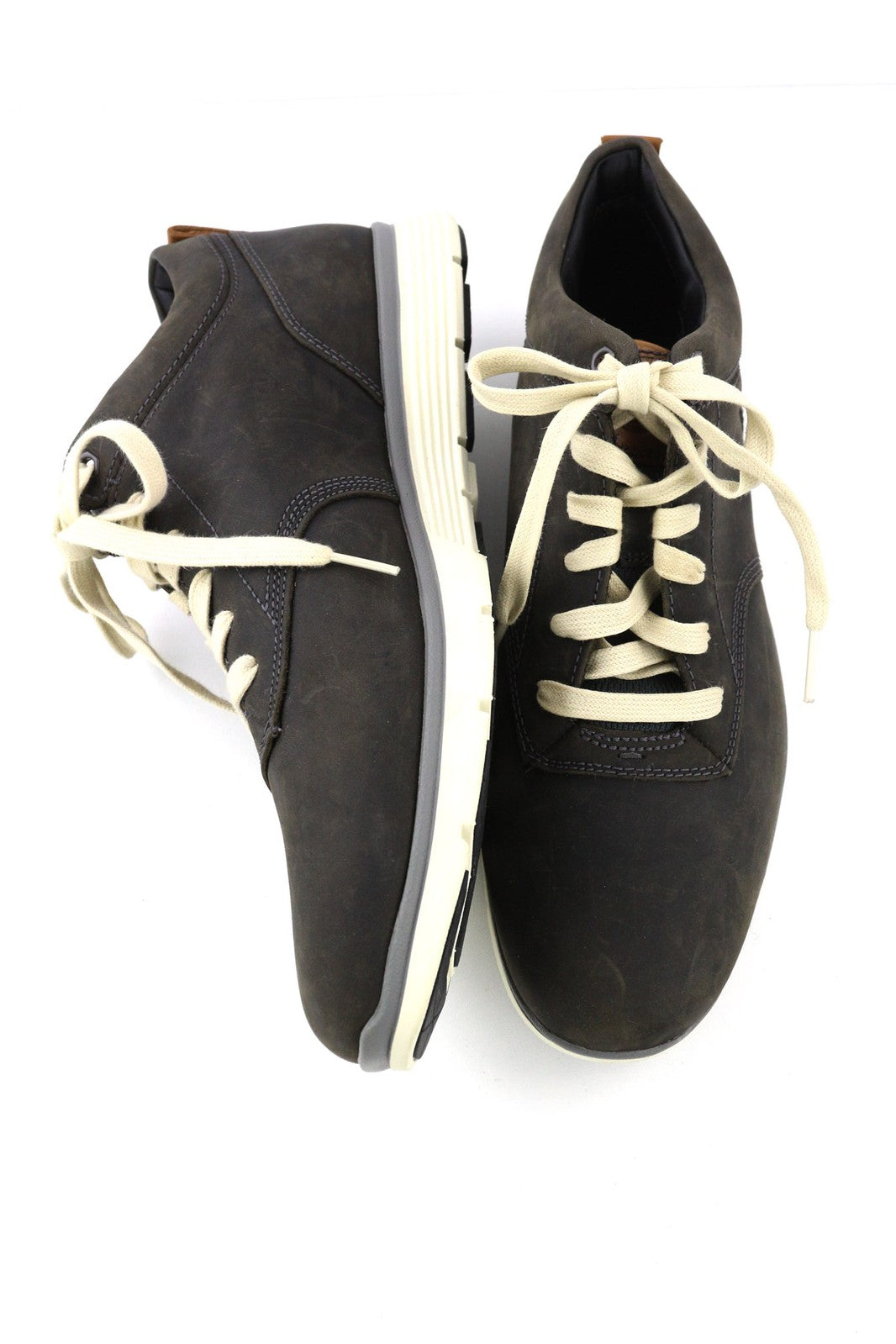 TIMBERLAND A1856-A2550 vyriški batai EU43/44 tamsiai mėlyni odiniai žemapadžiai su raišteliais 