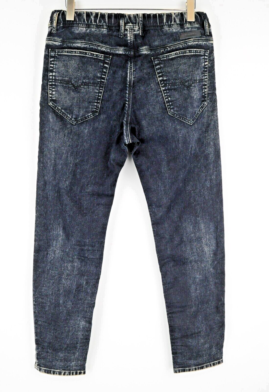 DIESEL Narrot-NE 084XM vyriški mėlyni Jogg Slim Ripped tamprūs džinsai W34 medvilniniai 