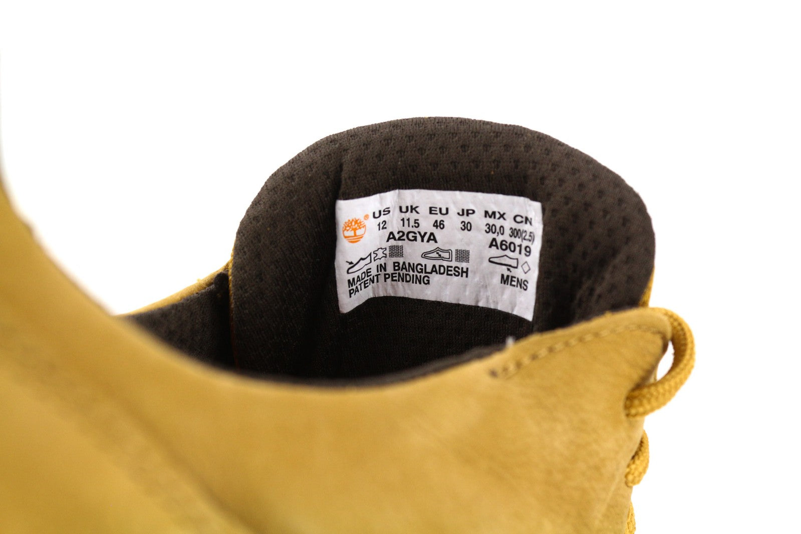 TIMBERLAND A2GYA-A6019 vyriški batai EU45/46 rudi žemapadžiai sportbačiai su logotipu 