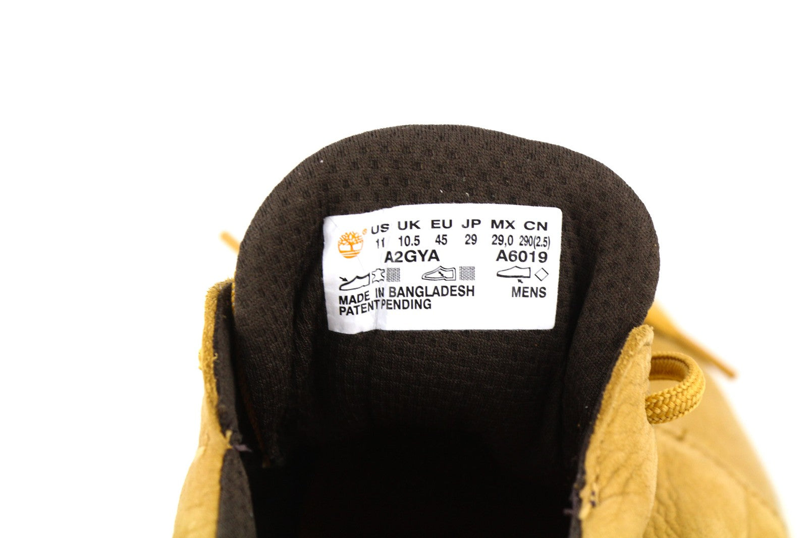 TIMBERLAND A2GYA-A6019 vyriški batai EU45/46 rudi žemapadžiai sportbačiai su logotipu 