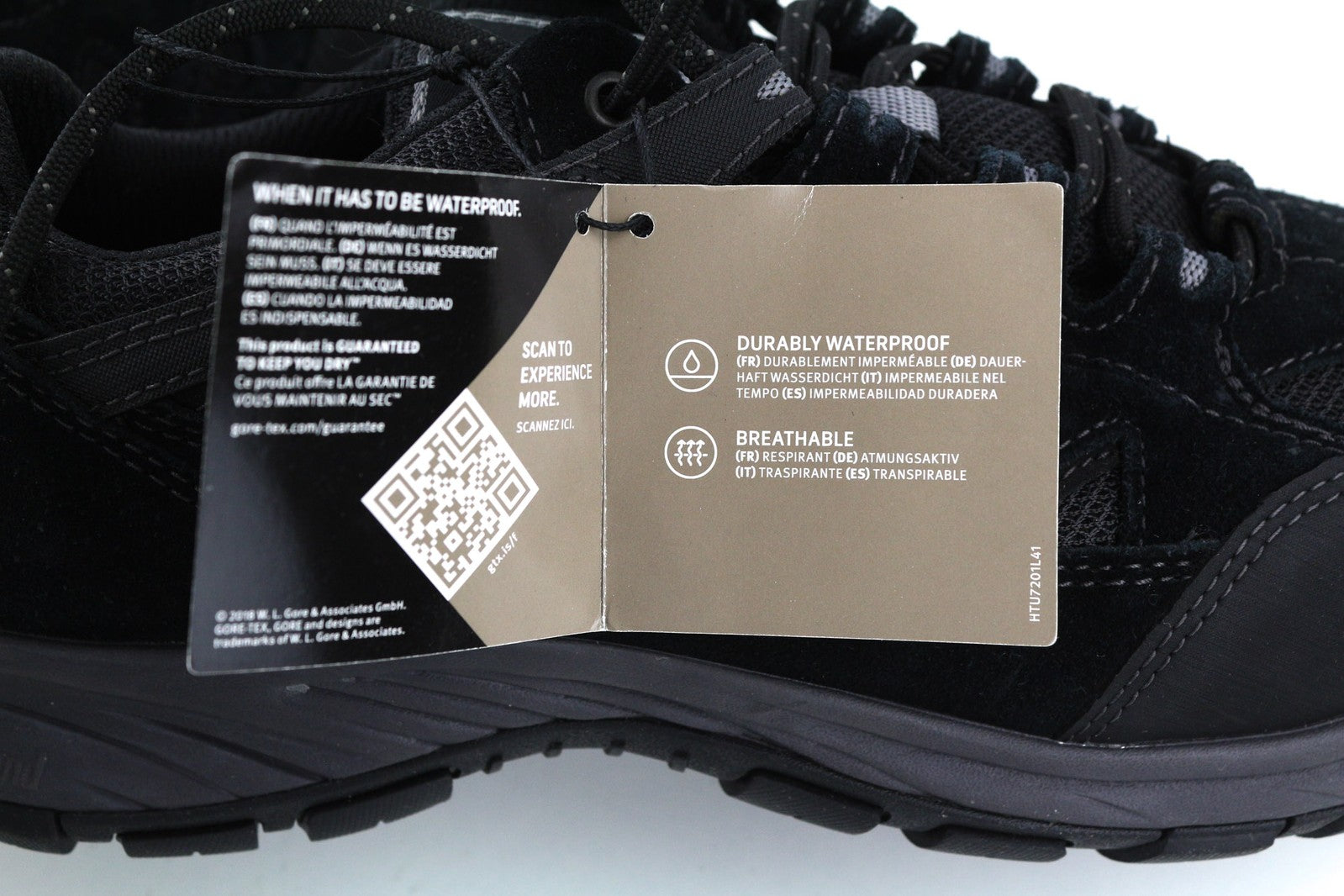 TIMBERLAND A1PG2-A6042 vyriški batai EU43.5/44 juodi odiniai vandeniui atsparūs sportbačiai 