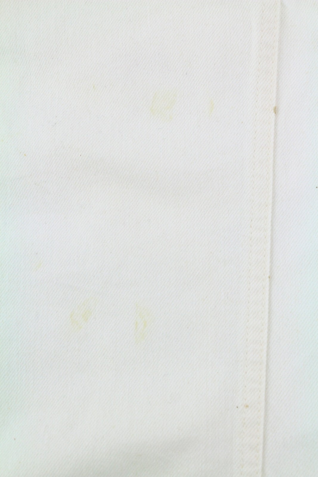 NUDIE JEANS Billy vyriška striukė L, balta, dėvėtas džinsas su sagomis ant kaklo, logotipas 