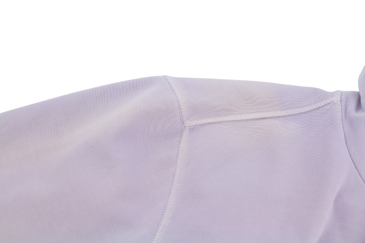 DIESEL S-Ginn-Hood-Ind vyriškas džemperis su gobtuvu, L dydžio, šviesiai violetinis, megztinis su kengūra, rekomenduojama kaina – 175 € 