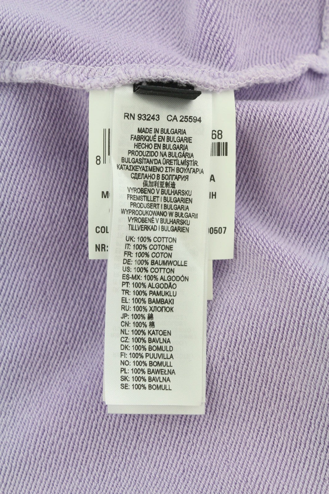 DIESEL S-Ginn-Hood-Ind vyriškas džemperis su gobtuvu, L dydžio, šviesiai violetinis, megztinis su kengūra, rekomenduojama kaina – 175 € 