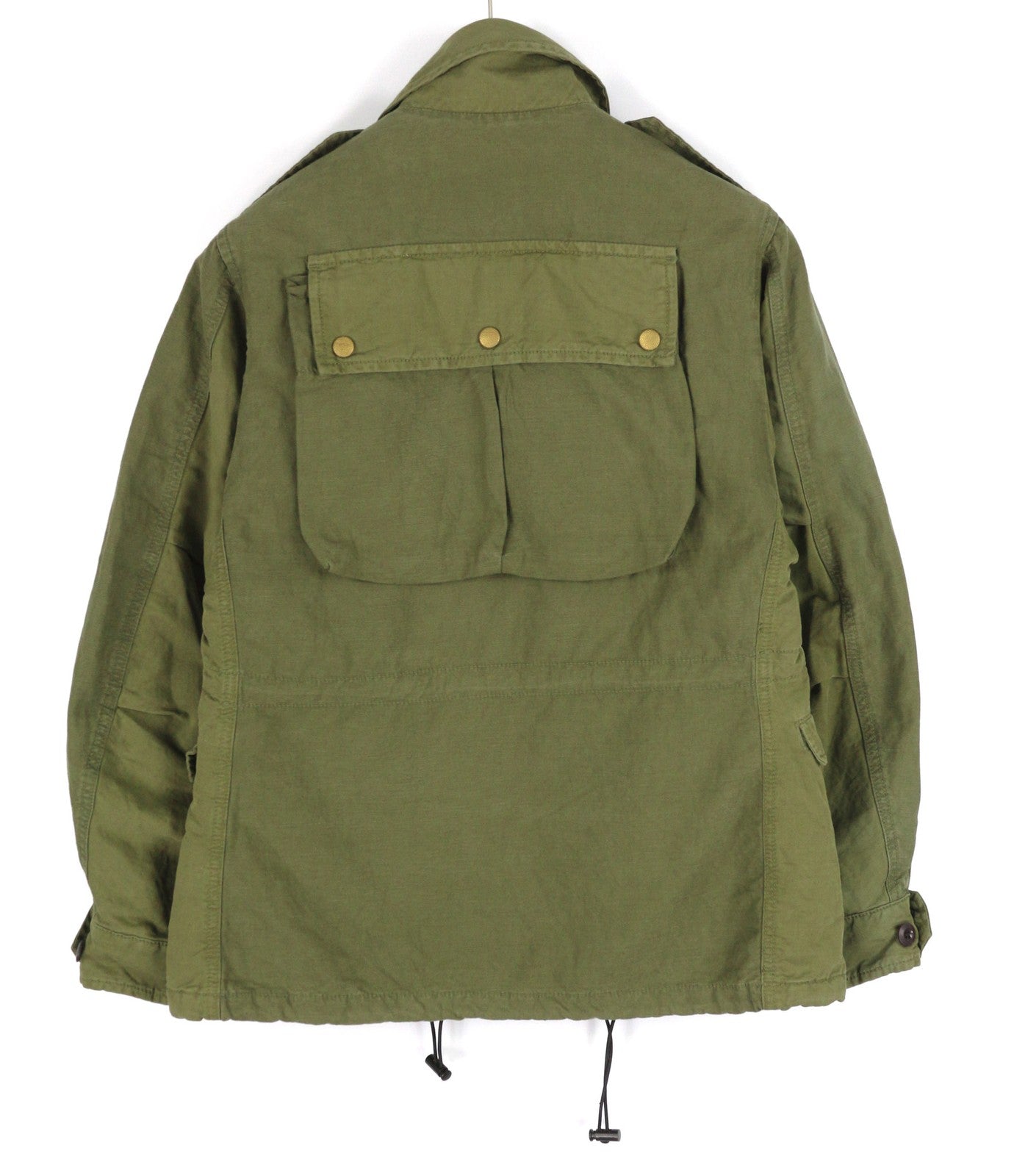 DIESEL G-Claudia moteriška striukė S, chaki spalvos, žalia, lininio audinio, su raišteliu juosmenyje. 