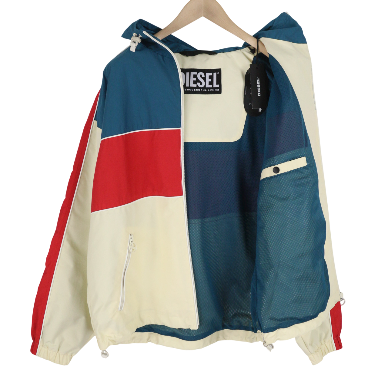 DIESEL J-Jason vyriška striukė, L dydžio, su užtrauktuku, gobtuvu, pamušalu ir lengvu Cordura audiniu. RMK 250 €. 