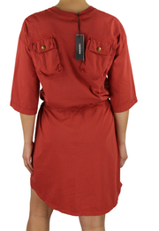 DIESEL D-Bells-B moteriška suknelė S, 3/4 rankovėmis, apvalia iškirpte, raišteliu juosmenyje, rekomenduojama kaina – 110 € 