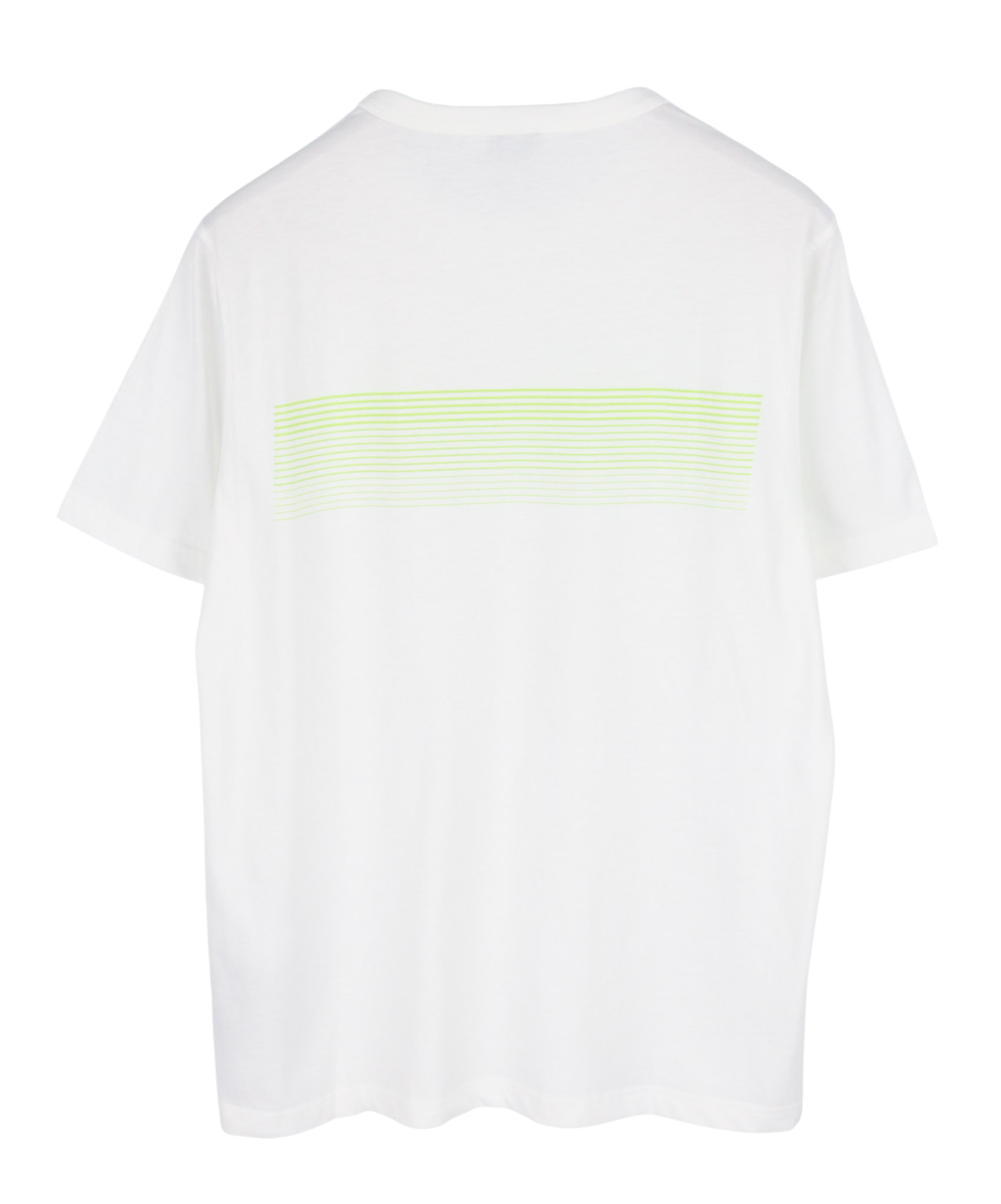 DIESEL T-Just-E19 vyriški marškinėliai M trumpomis rankovėmis, apvalia apykakle, priekyje, balti trikotažo rašto