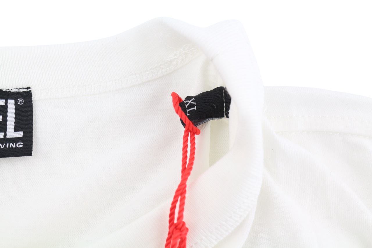 DIESEL T-Just-E19 vyriški marškinėliai XL dydžio, trumpomis rankovėmis, apvalia apykakle, priekyje, lengvi trikotažiniai marškinėliai 