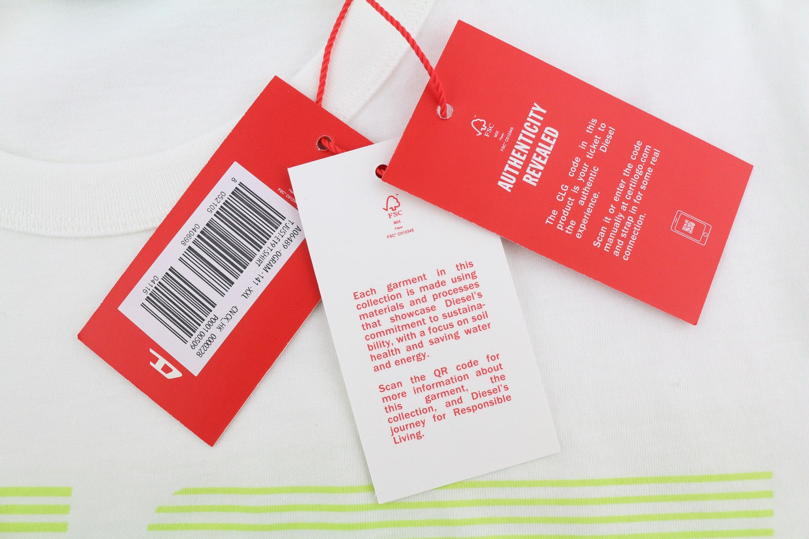 DIESEL T-Just-E19 vyriški marškinėliai trumpomis rankovėmis, apvalia apykakle, priekyje, balti 