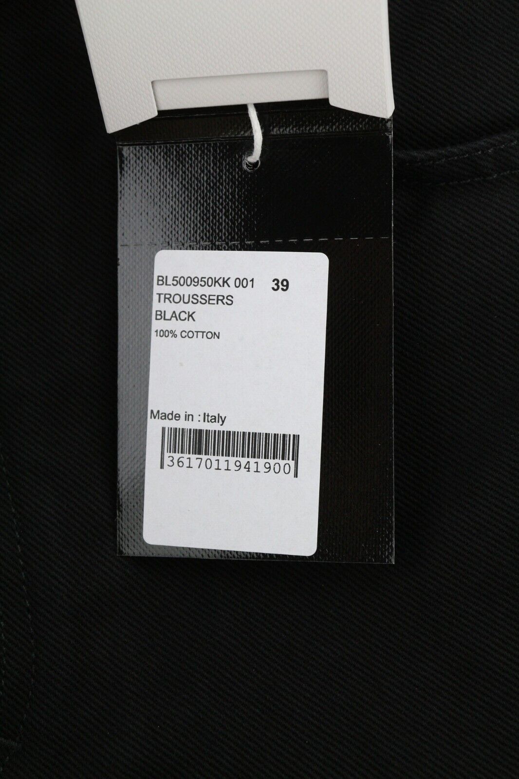 GIVENCHY X Tiffany vyriški džinsai W39, siaurėjantys, tamsiai juodi, su užtrauktuku užsegamomis kišenėmis. 