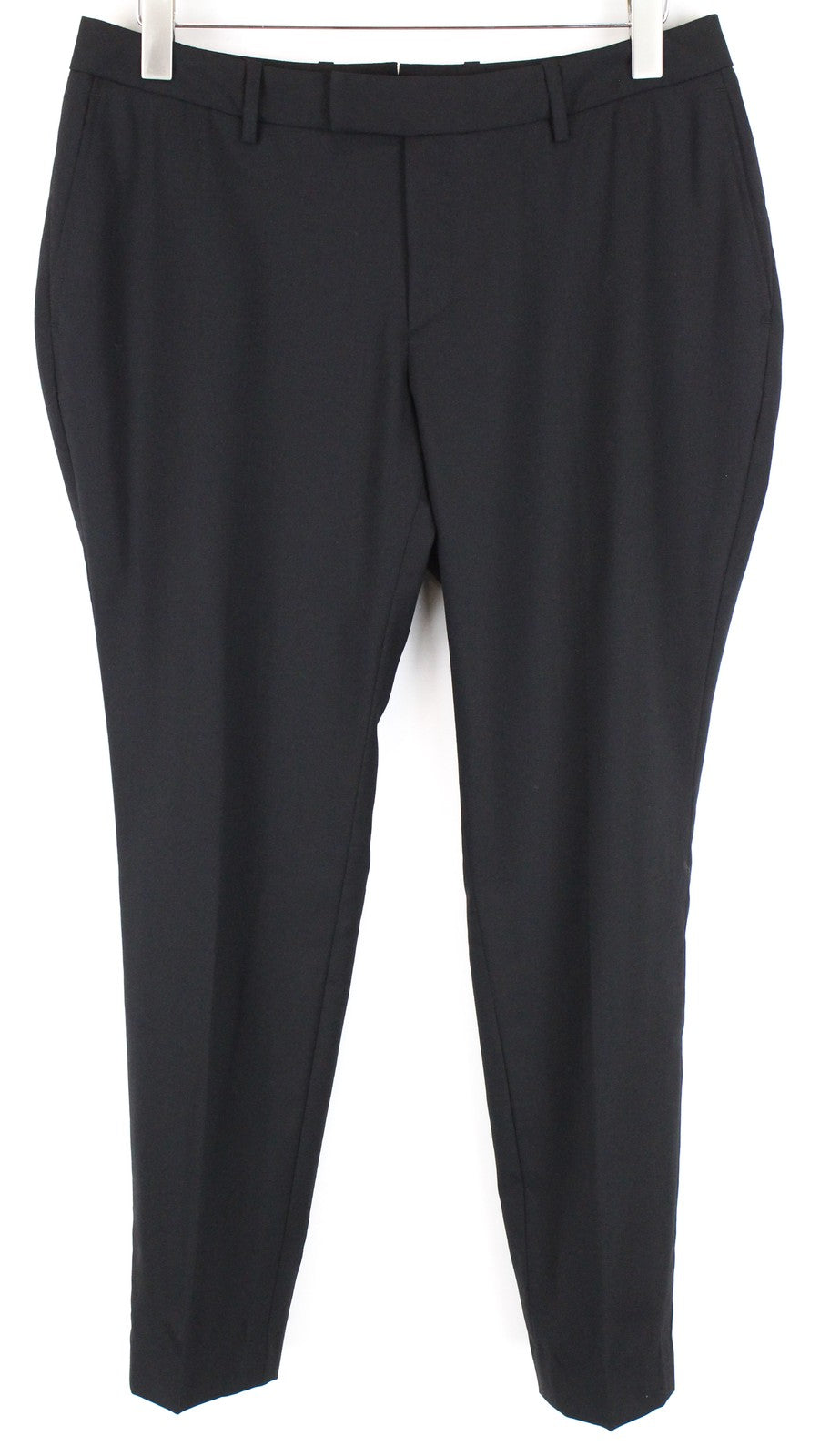 SUISTUDIO Robin Womens Trousers UK10L Black Pleated Wool Dress Dress