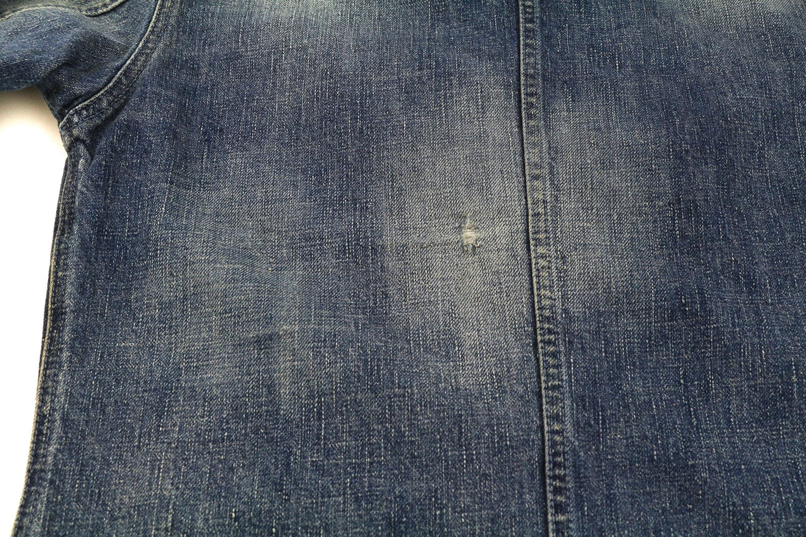 NUDIE Tryggve vyriška striukė S kosminės mėlynos spalvos su sagomis, skalbto džinso spalvos 