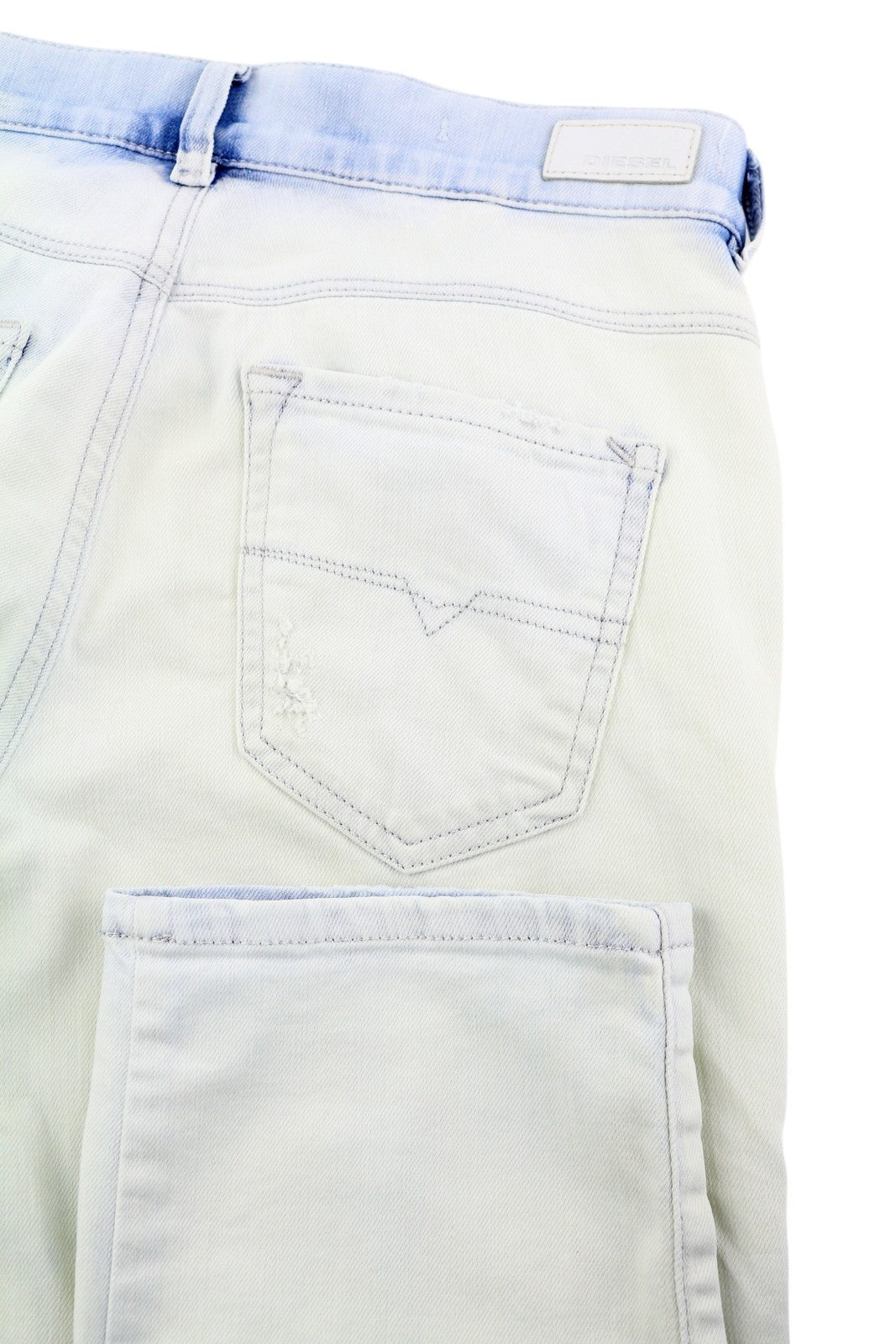 DIESEL D.N.A. Sandy 0674A Women Jeans W25/L32 Regular Slim Straight Distress