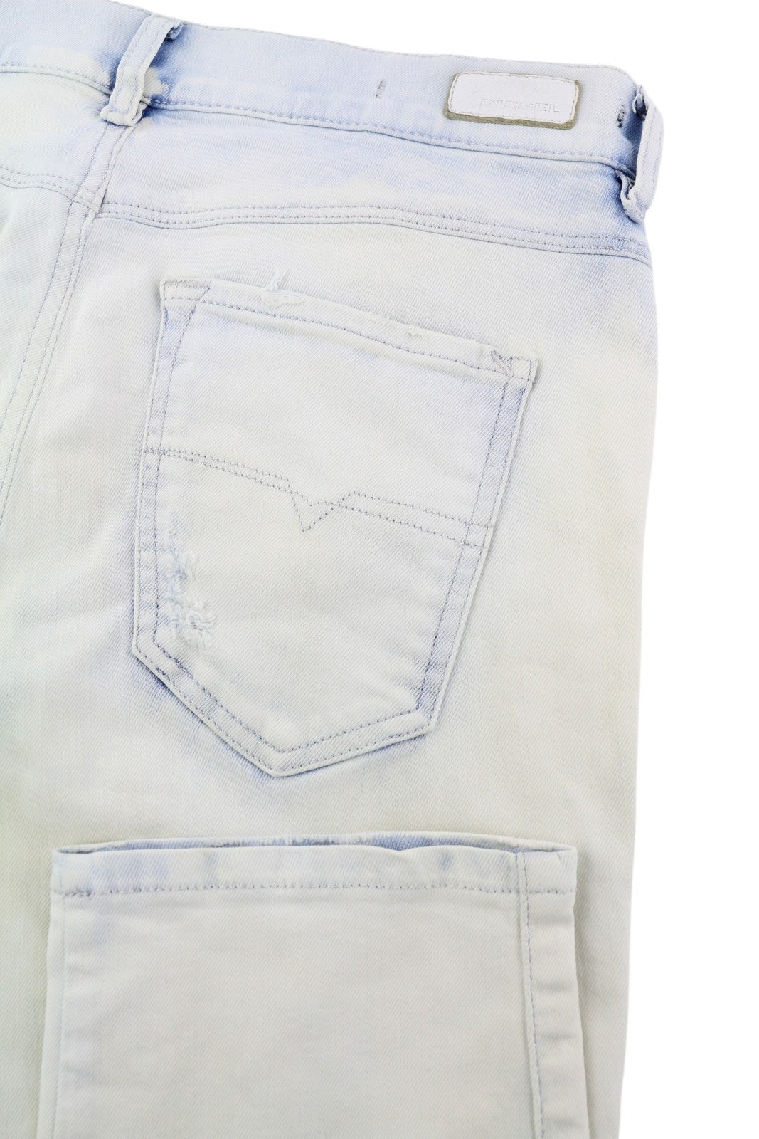 DIESEL D.N.A. Sandy 0674A Women Jeans W26/L32 Regular Slim Straight Distress