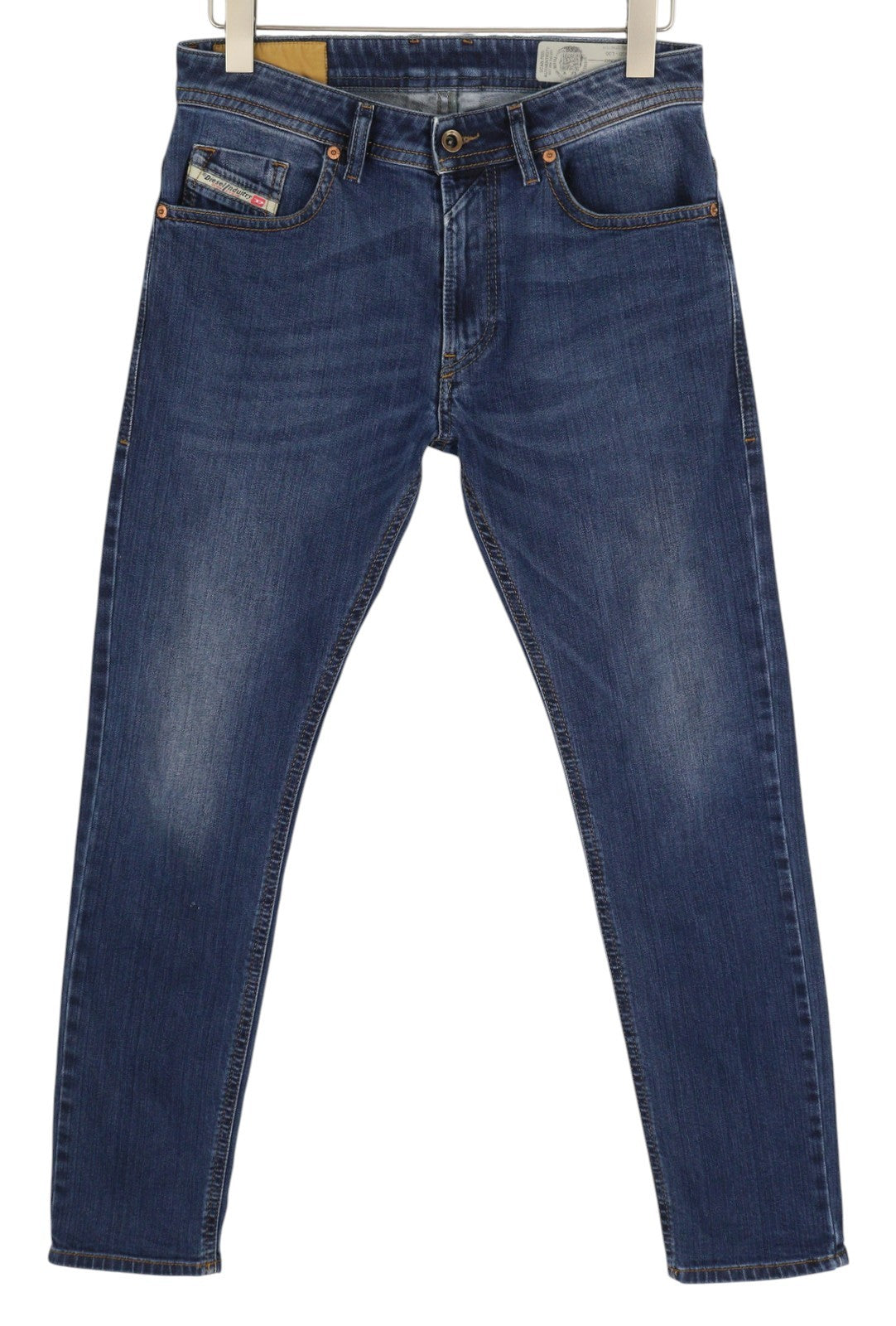 DIESEL Thommer 084BU Men Jeans W30/L30 Denim Washed Blue Slim Skinny Stretch