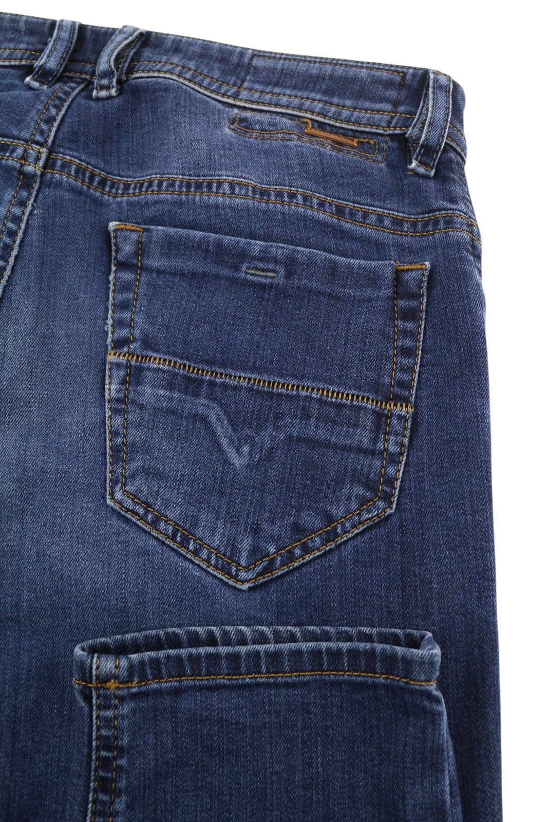 DIESEL Thommer 084BU Men Jeans W30/L30 Denim Washed Blue Slim Skinny Stretch