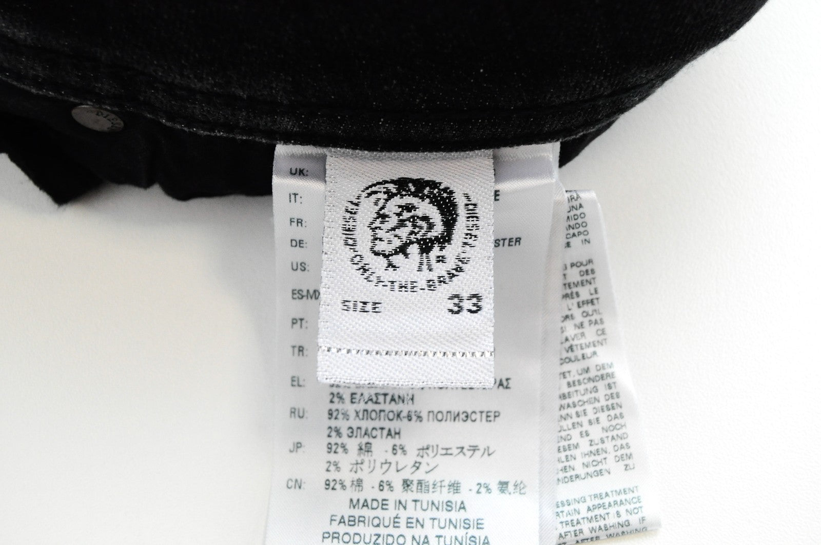 DIESEL Sleenker-X-SP 082AX vyriški džinsai W33/L32 pilki, ploni, aptempti medvilniniai džinsai 