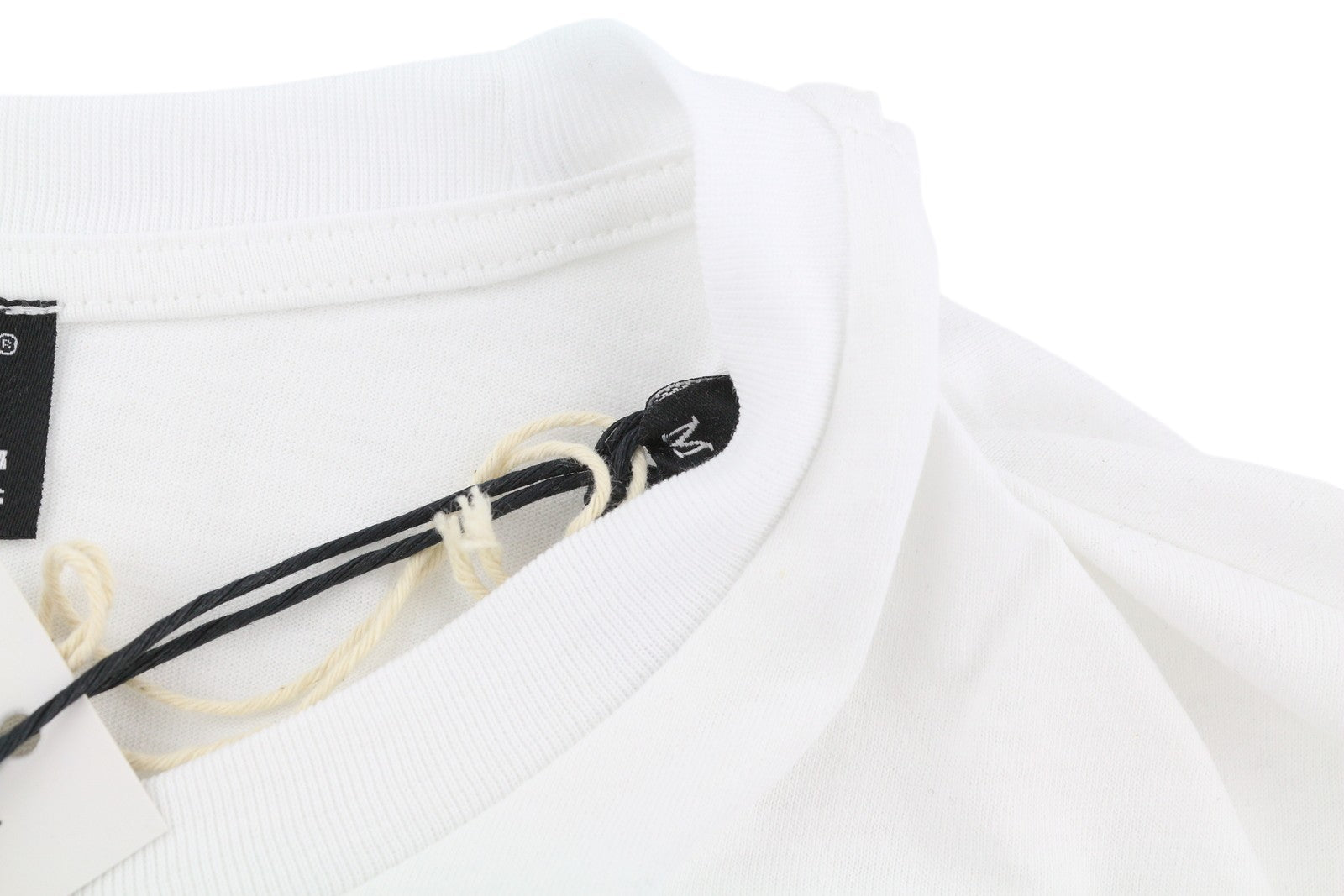 DIESEL T-Diegos-LS-K27 vyriški marškinėliai M balti medvilniniai ilgomis rankovėmis apvalia apykakle 