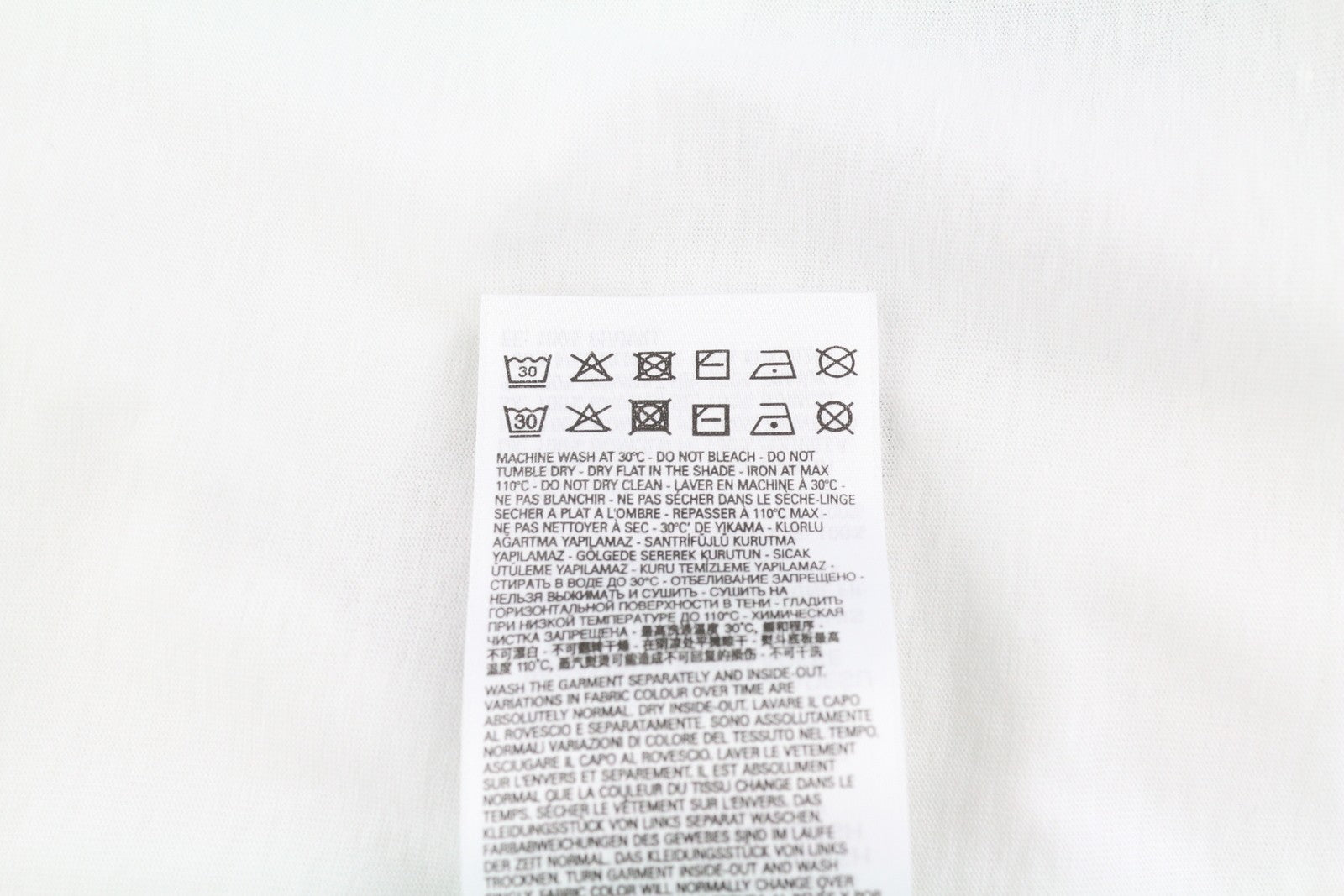 DIESEL T-Diegos-LS-K27 Men T-Shirt 2XL White Cotton Long Sleeved Crew Neck