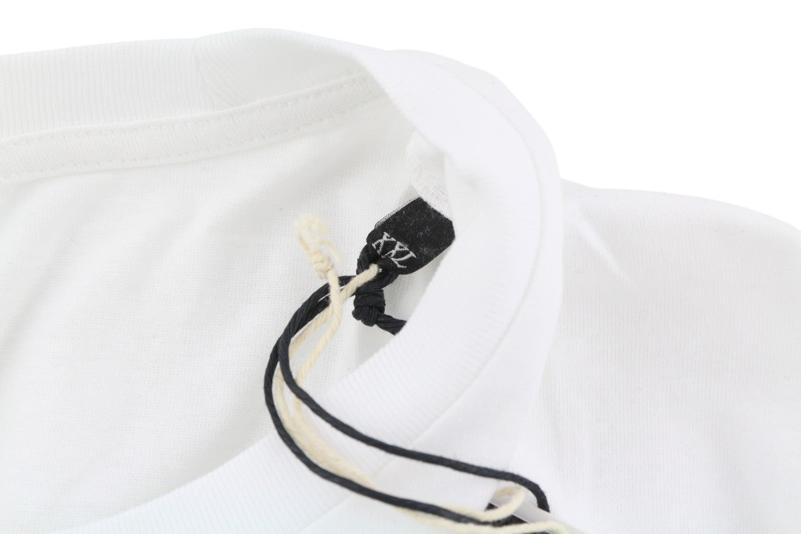 DIESEL T-Diegos-LS-K27 Men T-Shirt 2XL White Cotton Long Sleeved Crew Neck