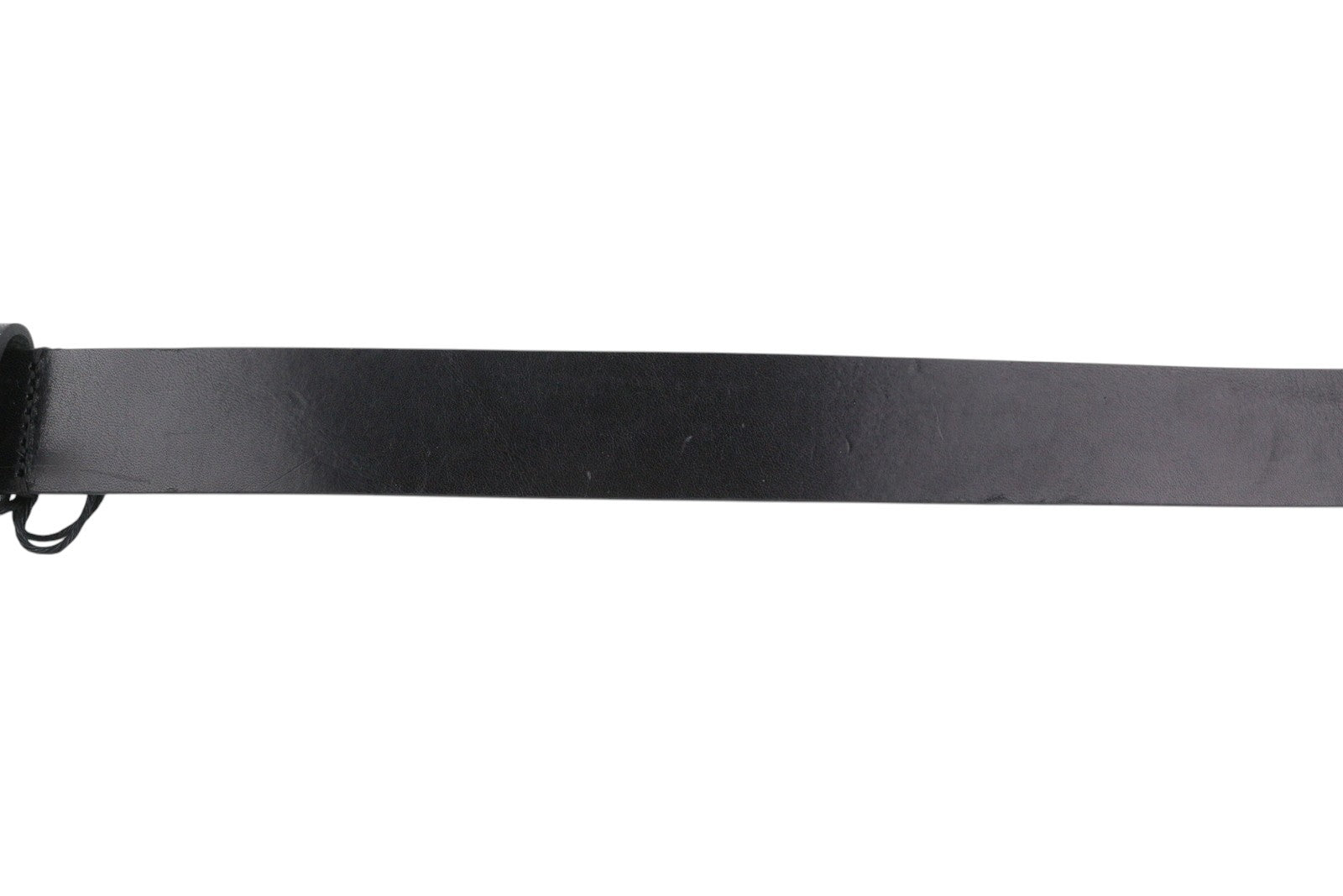 DIESEL B-Pirsin Men Belt 95 CM Black Leather Buckle Closure Leather Casual Logo