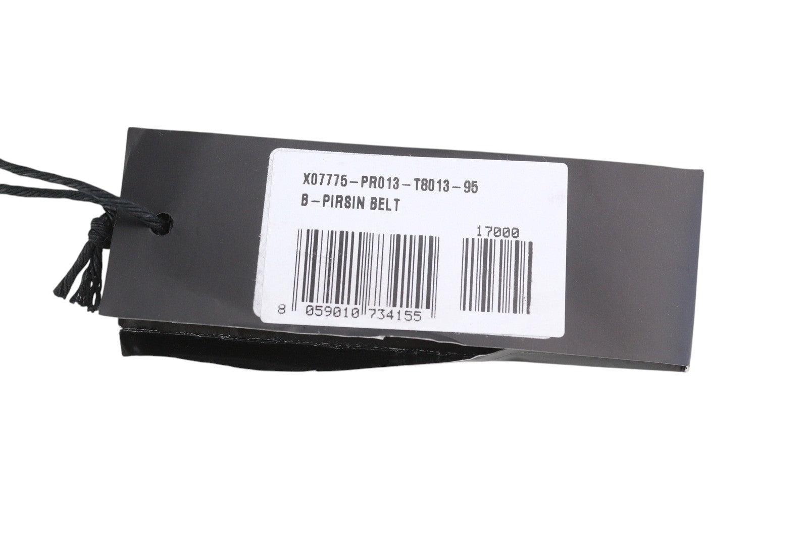 DIESEL B-Pirsin Men Belt 95 CM Black Leather Buckle Closure Leather Casual Logo