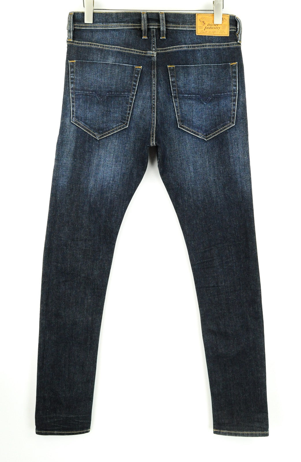 DIESEL Tepphar RFE03 vyriški džinsai W30 L34 Slim Carrot 5 kišenių mėlyna medvilnė 