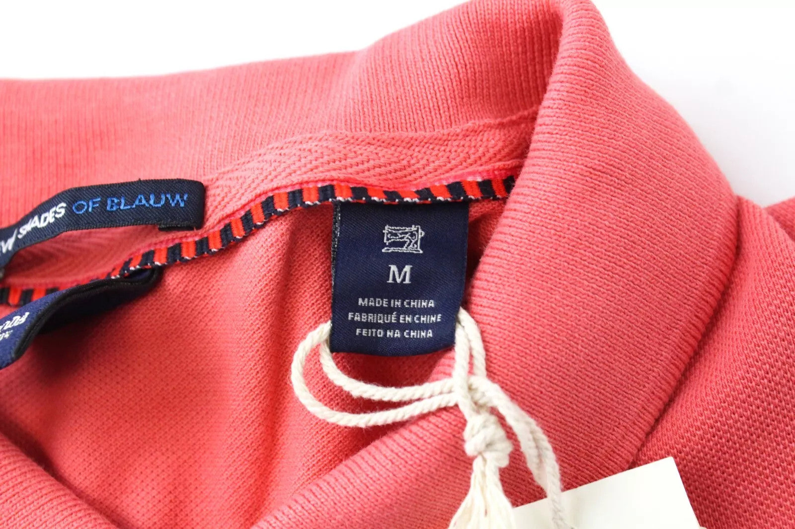 SCOTCH & SODA Men`s T-Shirt M Pink Polo-Style Short Sleeve Cotton Casual