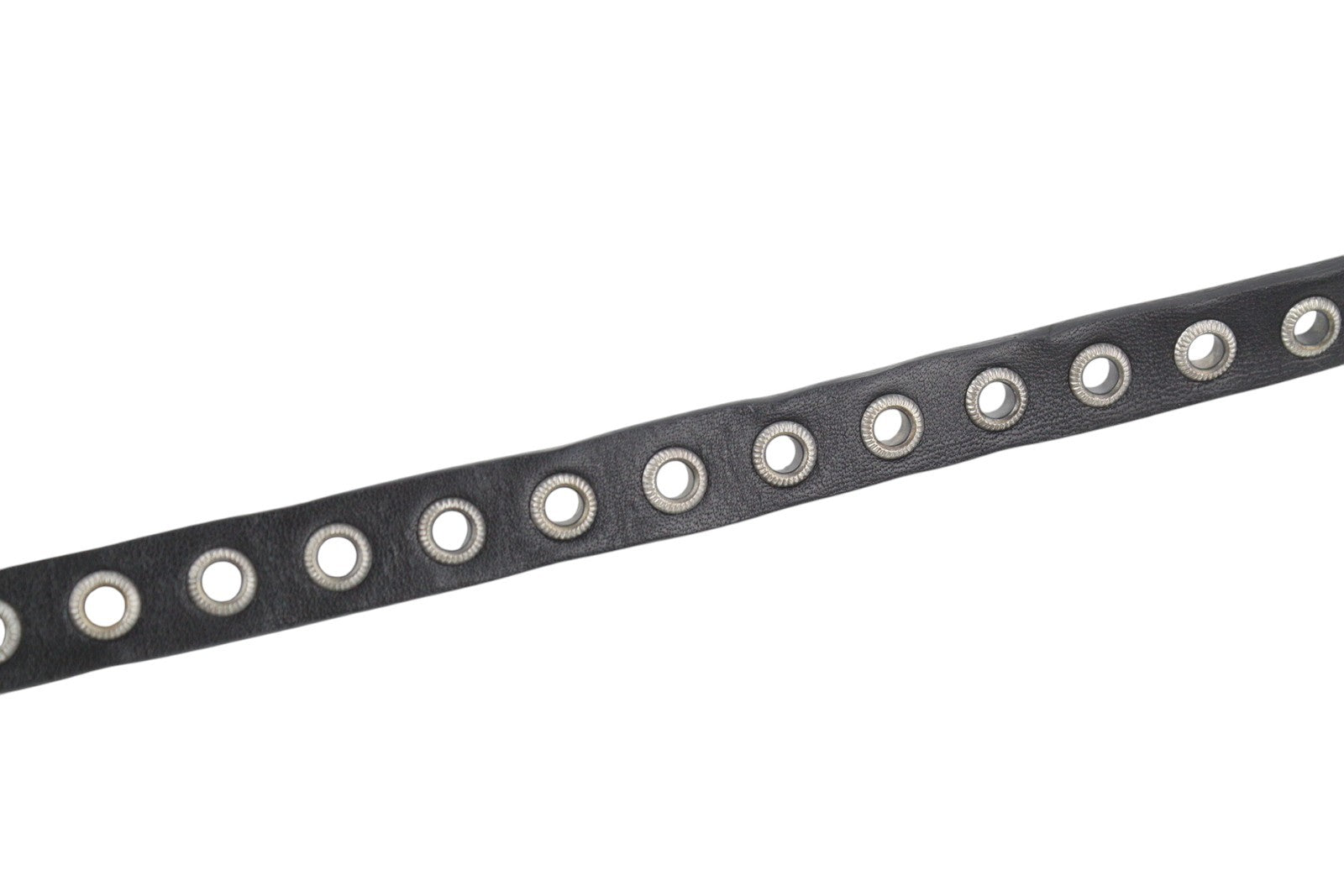 DIESEL B-EYE moteriškas diržas, 95 cm, juodas, odinis, sidabro atspalvio, su detalėmis, laisvalaikio stiliaus, sagtimi. 