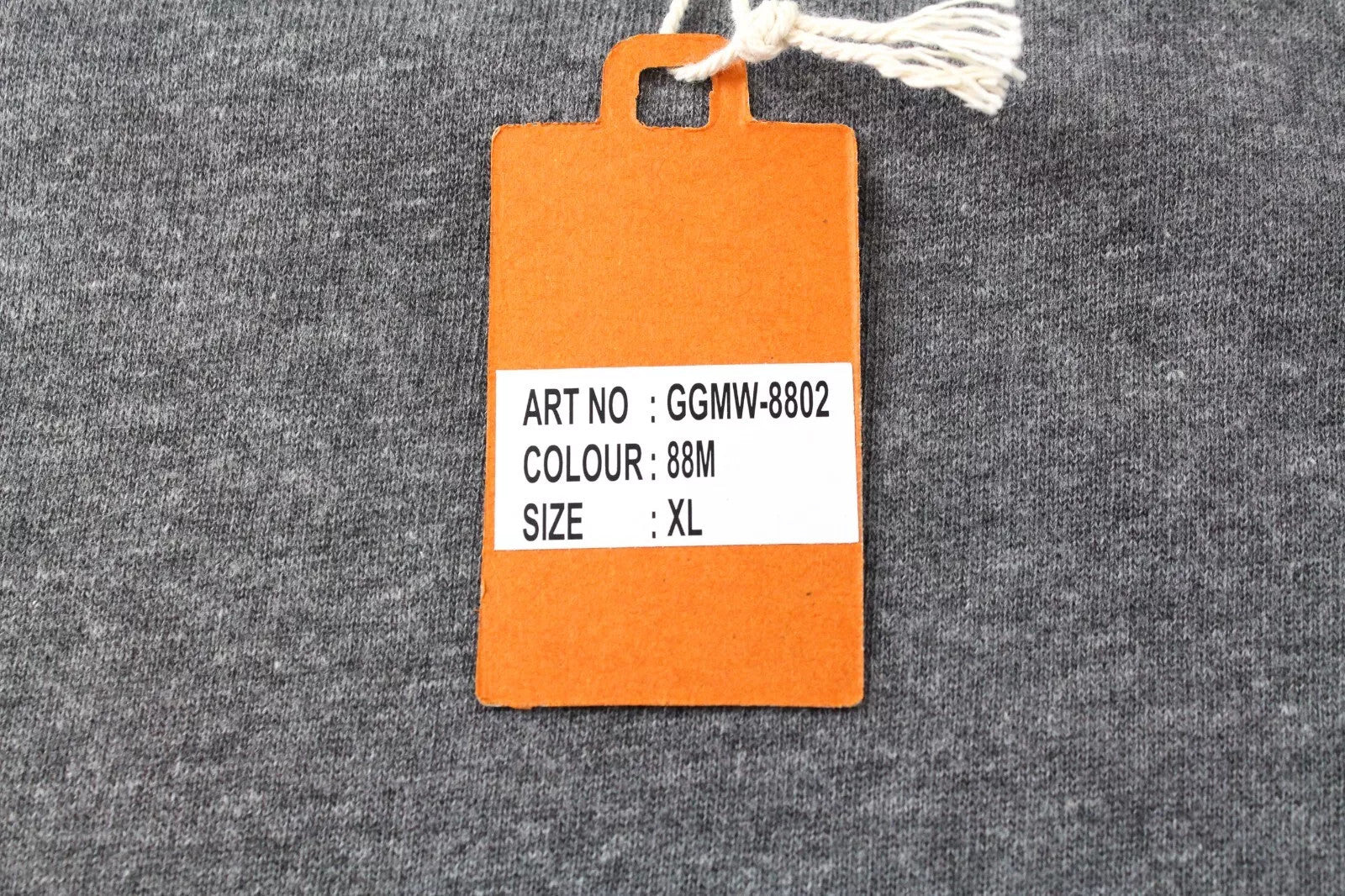 GOOD GENES vyriškas megztinis ilgomis rankovėmis XL dydžio, pilkas medvilnės mišinio megztinis su logotipu 