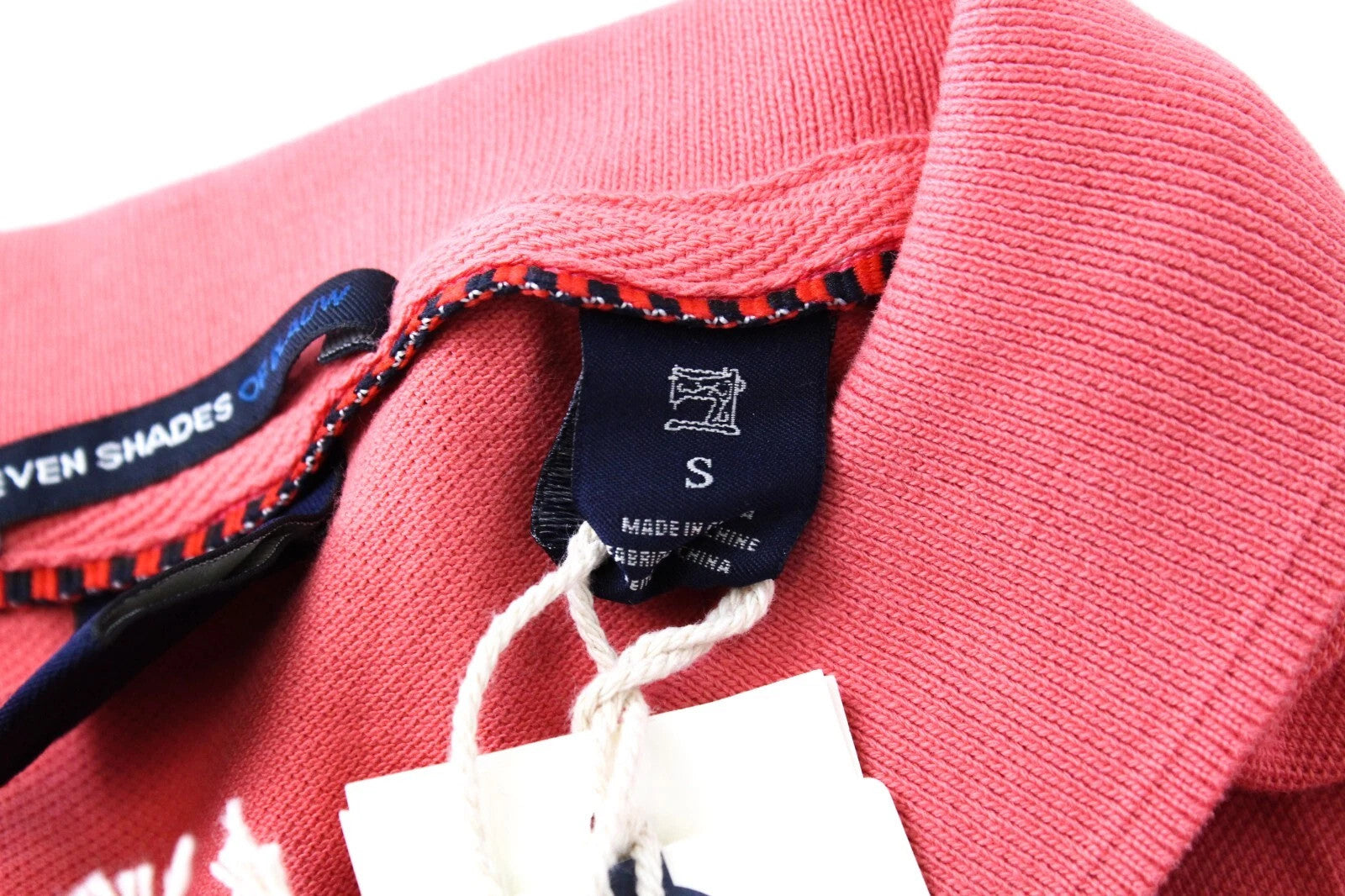 SCOTCH &amp; SODA Ams Blauw vyriški marškinėliai S rožinės spalvos medvilniniai polo trumpomis rankovėmis 