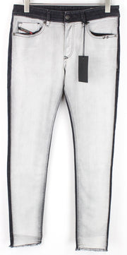 DIESEL Sleenker-X-SP 082AX vyriški džinsai W31 L32 Skinny Slim pilki tamprūs medvilniniai džinsai 