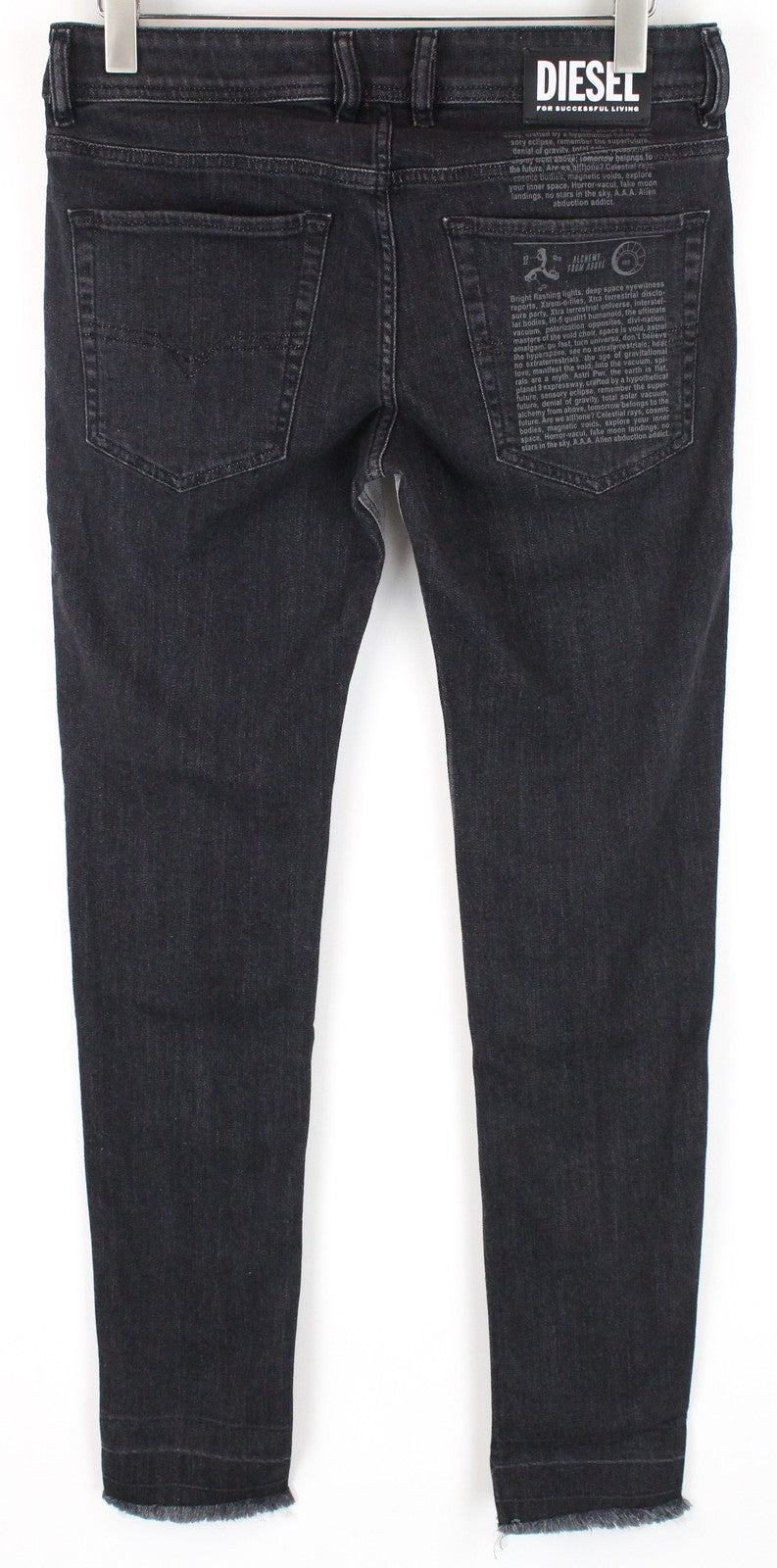 DIESEL Sleenker-X-SP 082AX vyriški džinsai W31 L32 Skinny Slim pilki tamprūs medvilniniai džinsai 