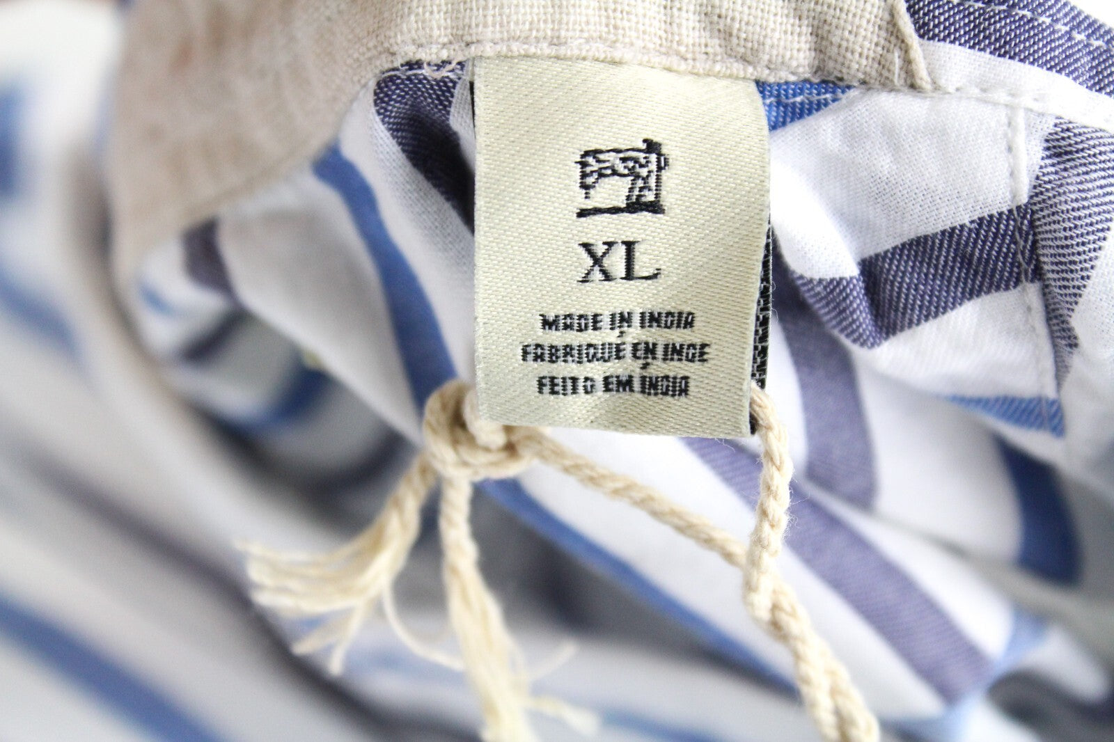 SCOTCH &amp; SODA Ams Couture vyriški marškinėliai, XL dydžio, balti, ilgomis rankovėmis, dryžuoti.