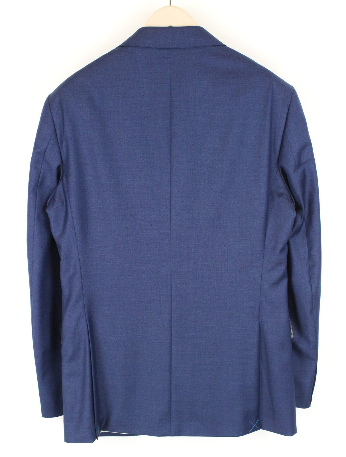 „SUITSUPPLY Napoli“ vyriškas švarkas, UK40L, mėlynas, „Super 110s“ su vilnoniu pamušalu. 