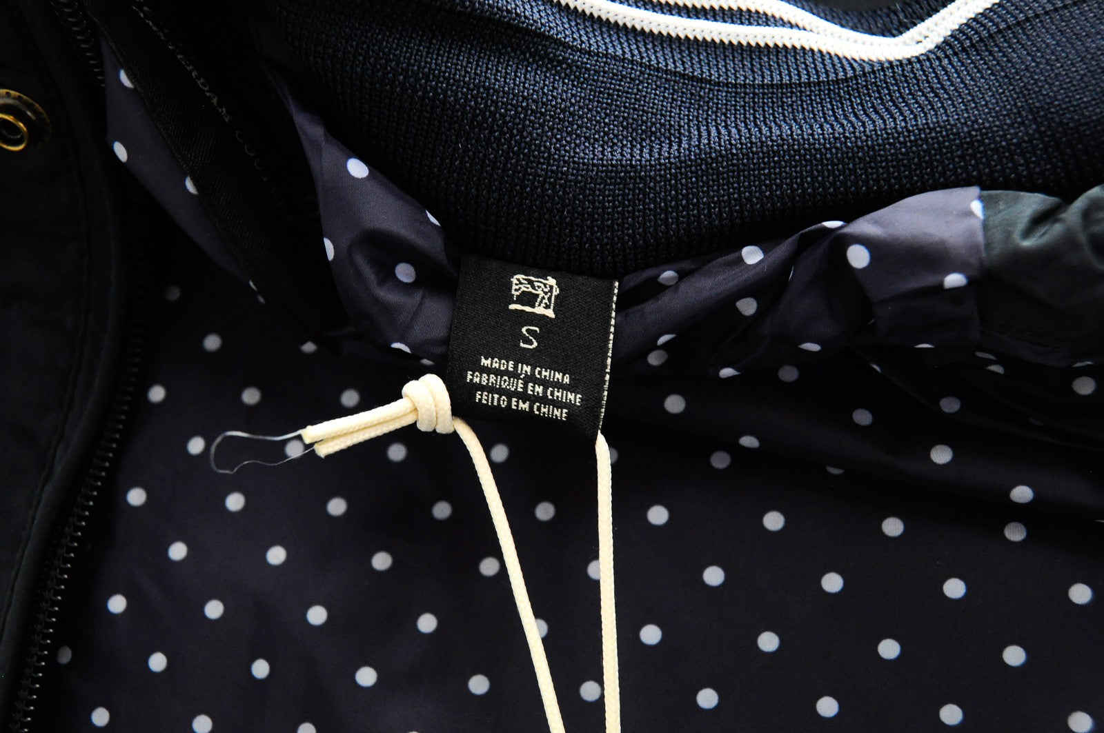 SCOTCH & SODA Ams Couture Men's Jacket S Navy Lined Zip-Up Long Sleeve Casual