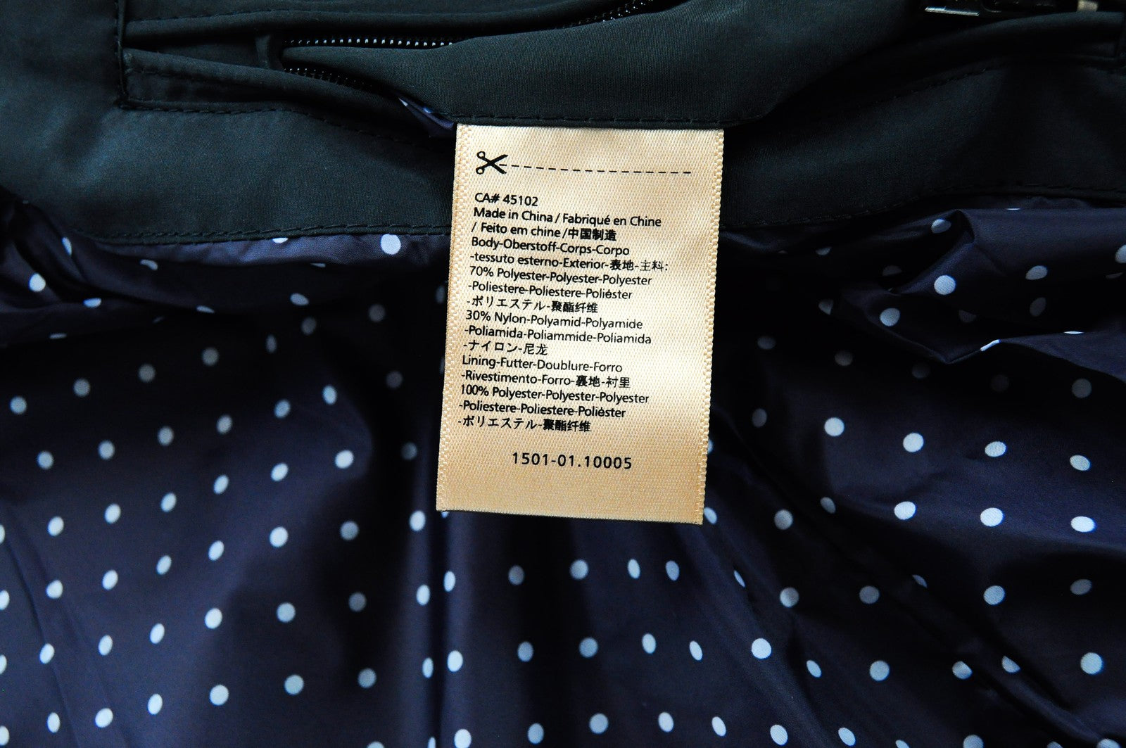 SCOTCH & SODA Ams Couture Men's Jacket S Navy Lined Zip-Up Long Sleeve Casual