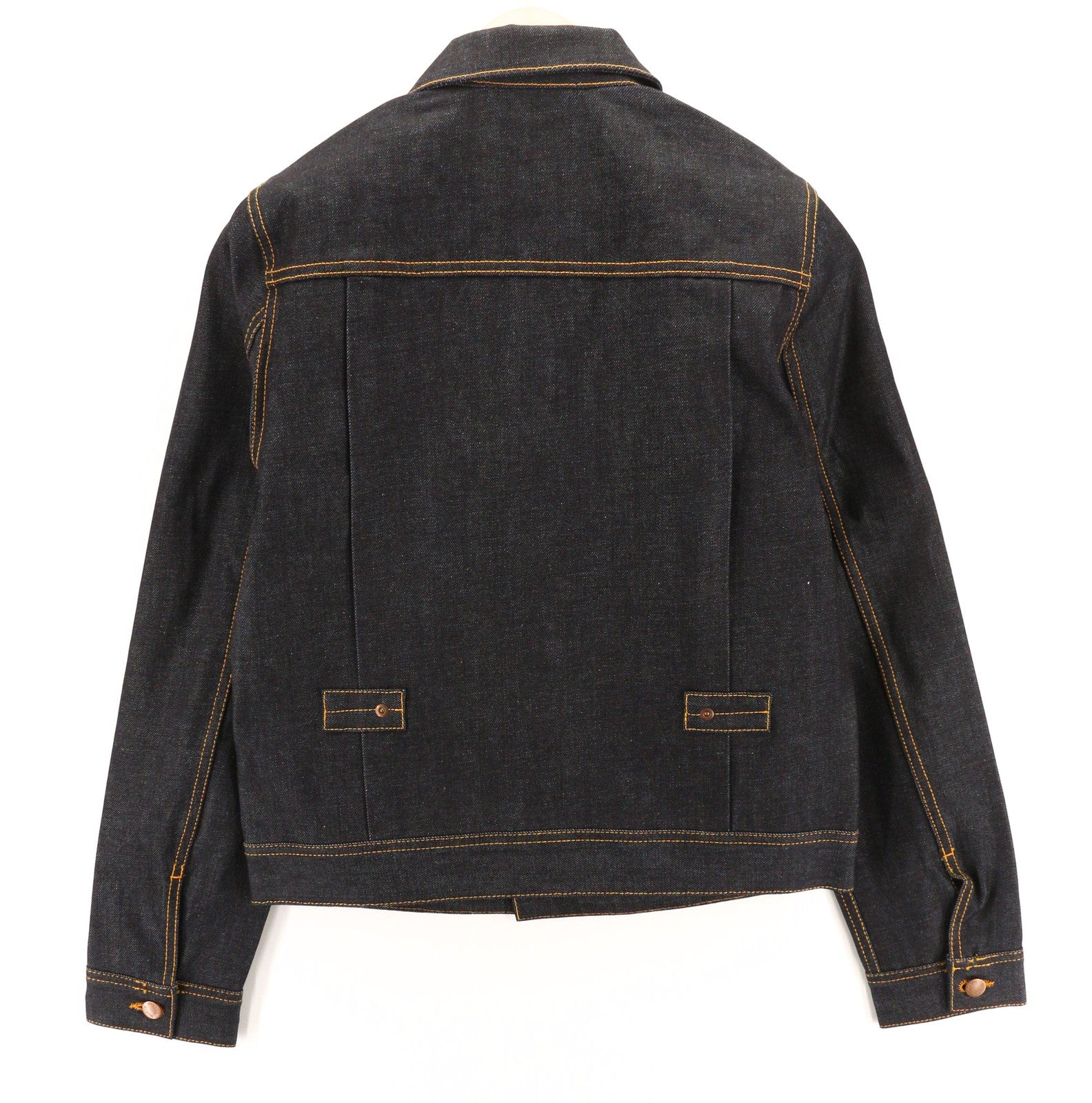 NUDIE JEANS Sonny Dry Dirt Organic vyriška striukė S grynos medvilnės džinsinio audinio klasikinė mėlyna 