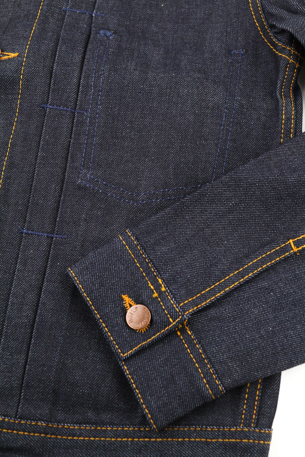 NUDIE JEANS Sonny Dry Dirt Organic vyriška striukė S grynos medvilnės džinsinio audinio klasikinė mėlyna 