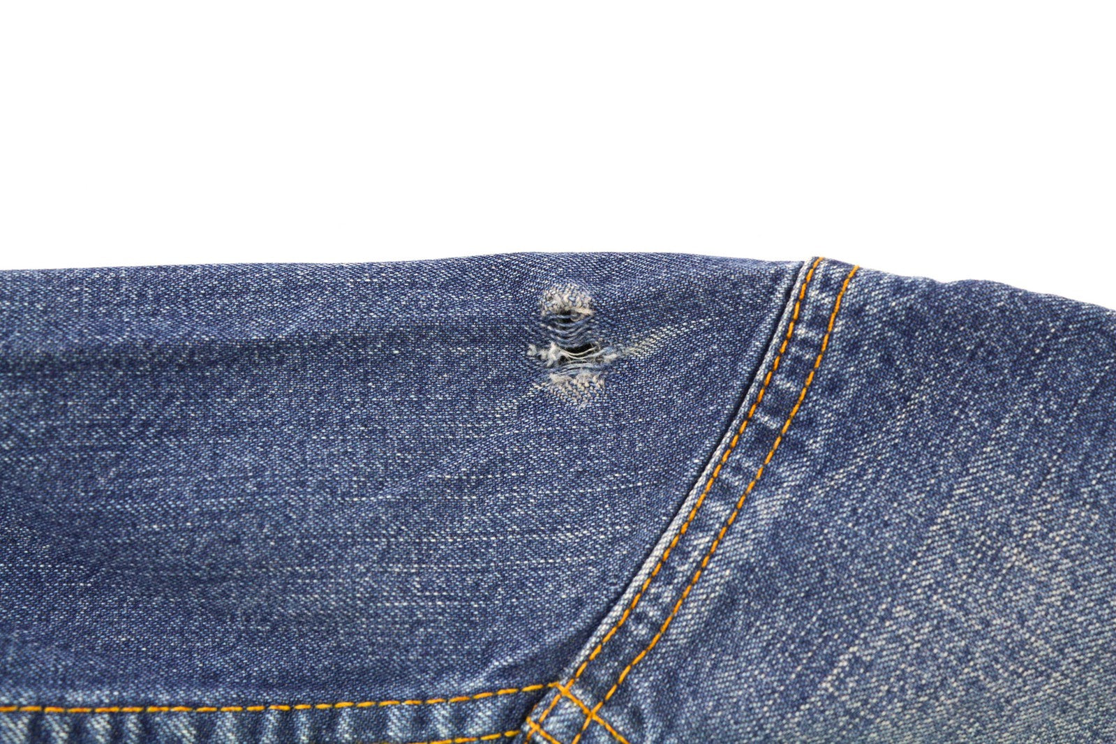 NUDIE JEANS Terry Recycle Dėvėta Vyriška Striukė M Mėlyna Grynos Medvilnės Džinsinė Striukė Skalbta 