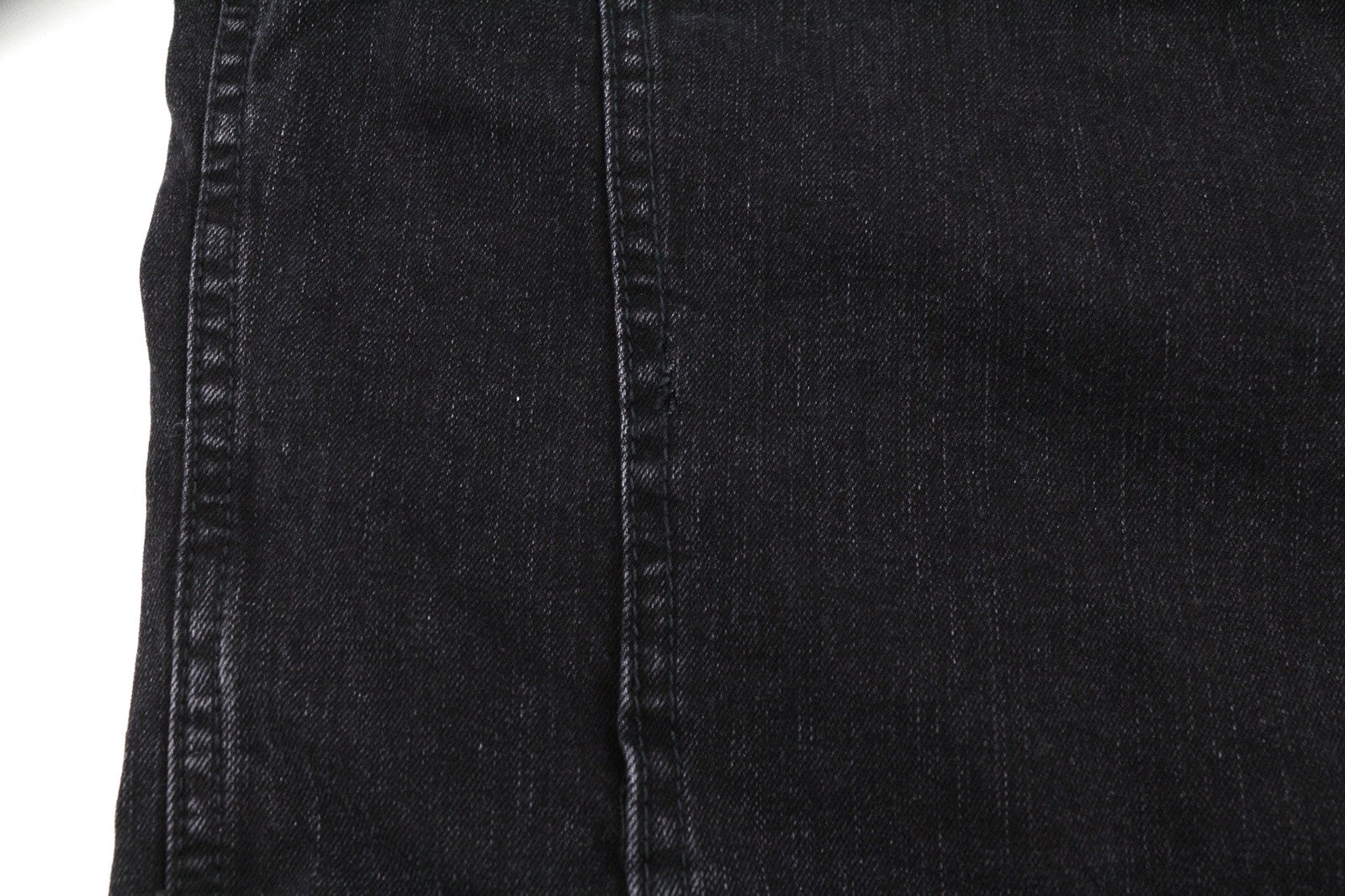 NUDIE JEANS Perry Organic Black Stone Men Jacket S Denim Black Pure Cotton Faded