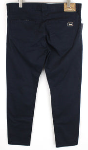 HARMONT &amp; BLAINE vyriškos kelnės 56 tamsiai mėlynos medvilnės plonas kirpimas tamprus džinsinis stilius 