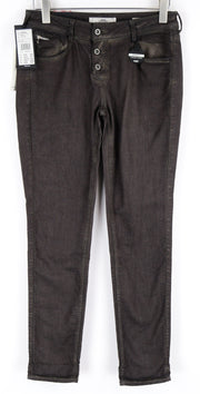 MAVI Andrea Women Trousers W26 Blue Brown Jogger Boyfriend Cotton Stretch Fit