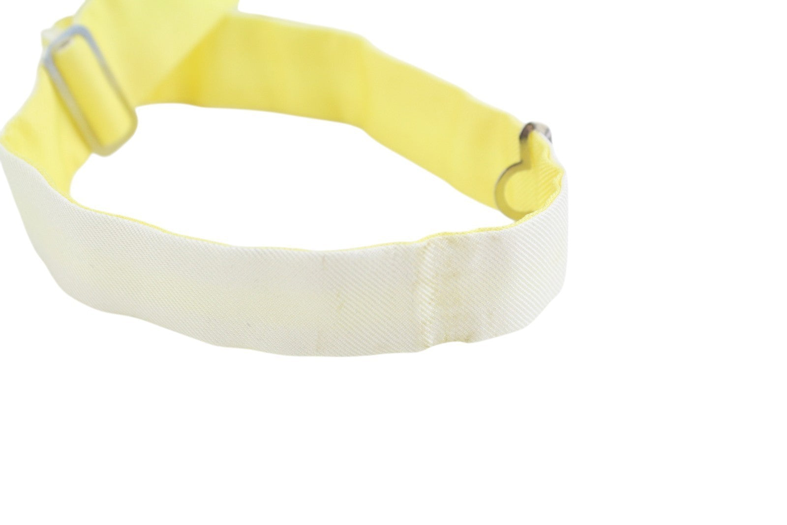 DSQUARED2 vyriška peteliškė VIENO DYDŽIO šilkinė geltona drugelio formos rišama suknelė visiems metų laikams 